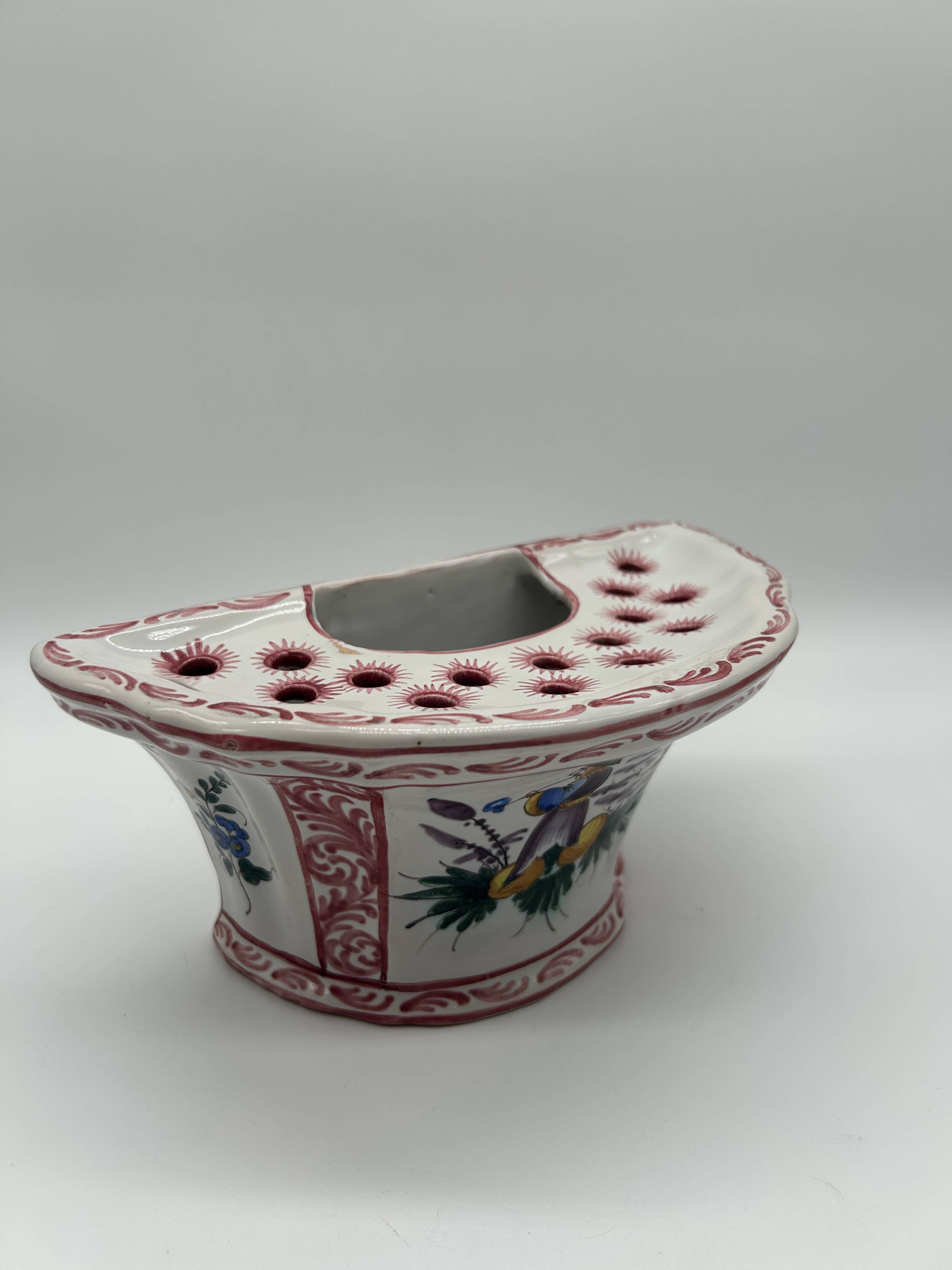 Antique wall-mounted vase - Japonese decor