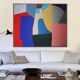 Contemporary abstract composition coloured N.4