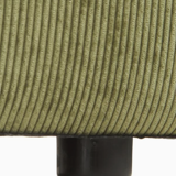 Lennon green corduroy modular corner sofa