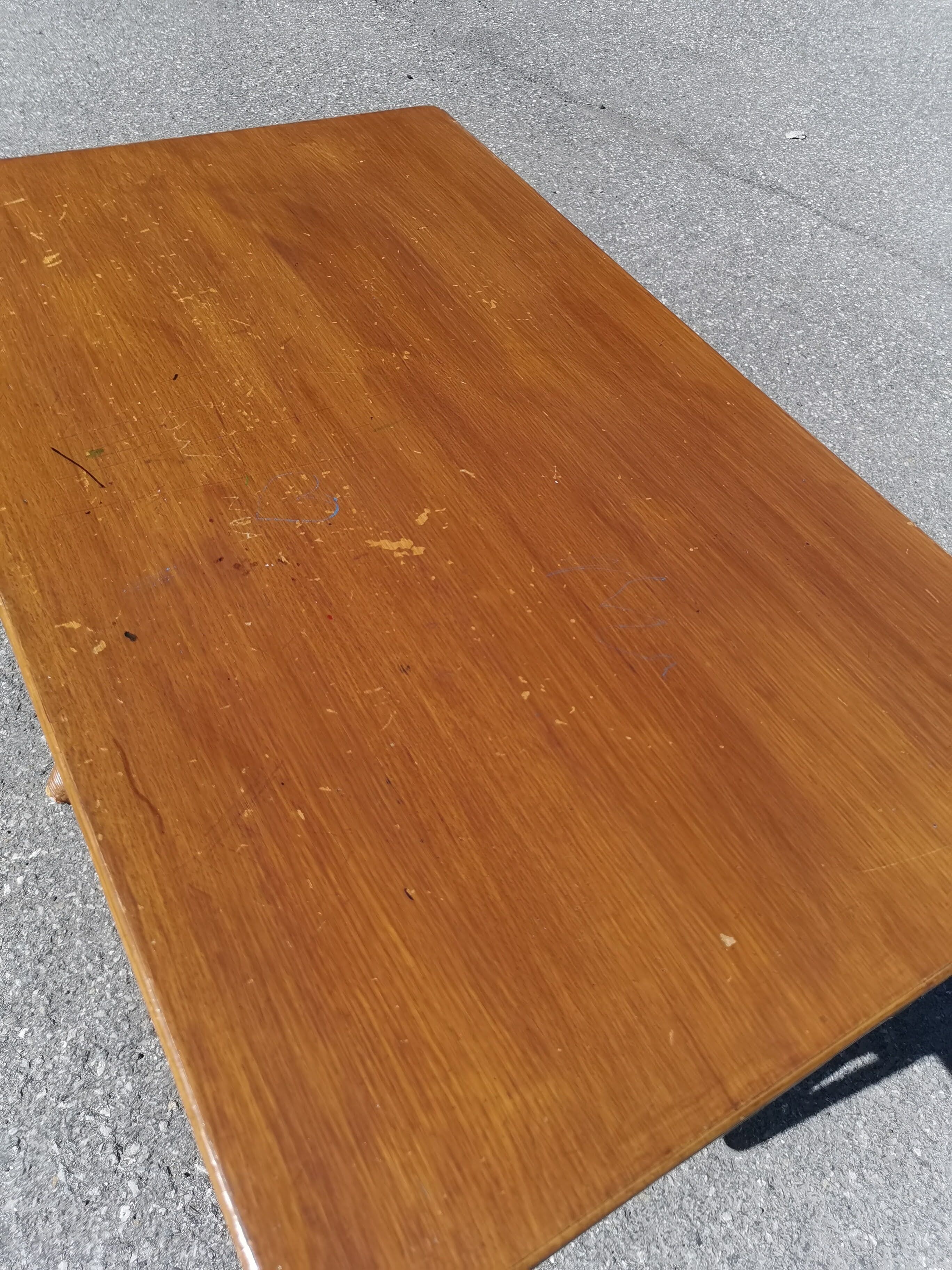 Rattan and vintage bamboo desk