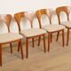 6 x dining chair | Koefoeds Hornslets | Niels Koefoed | Model Peter | Teak