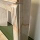 Louis XVI Style Fireplace In Pink Veined Marble XX Century