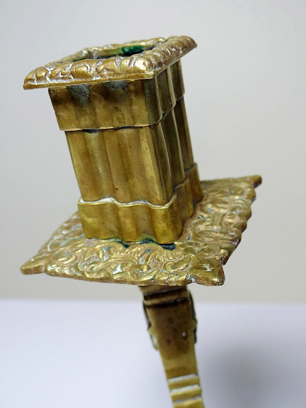 Chandelier mural 2 flames style High Era 19th century gilded bronze "in the financial style"