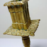 Chandelier mural 2 flames style High Era 19th century gilded bronze "in the financial style"