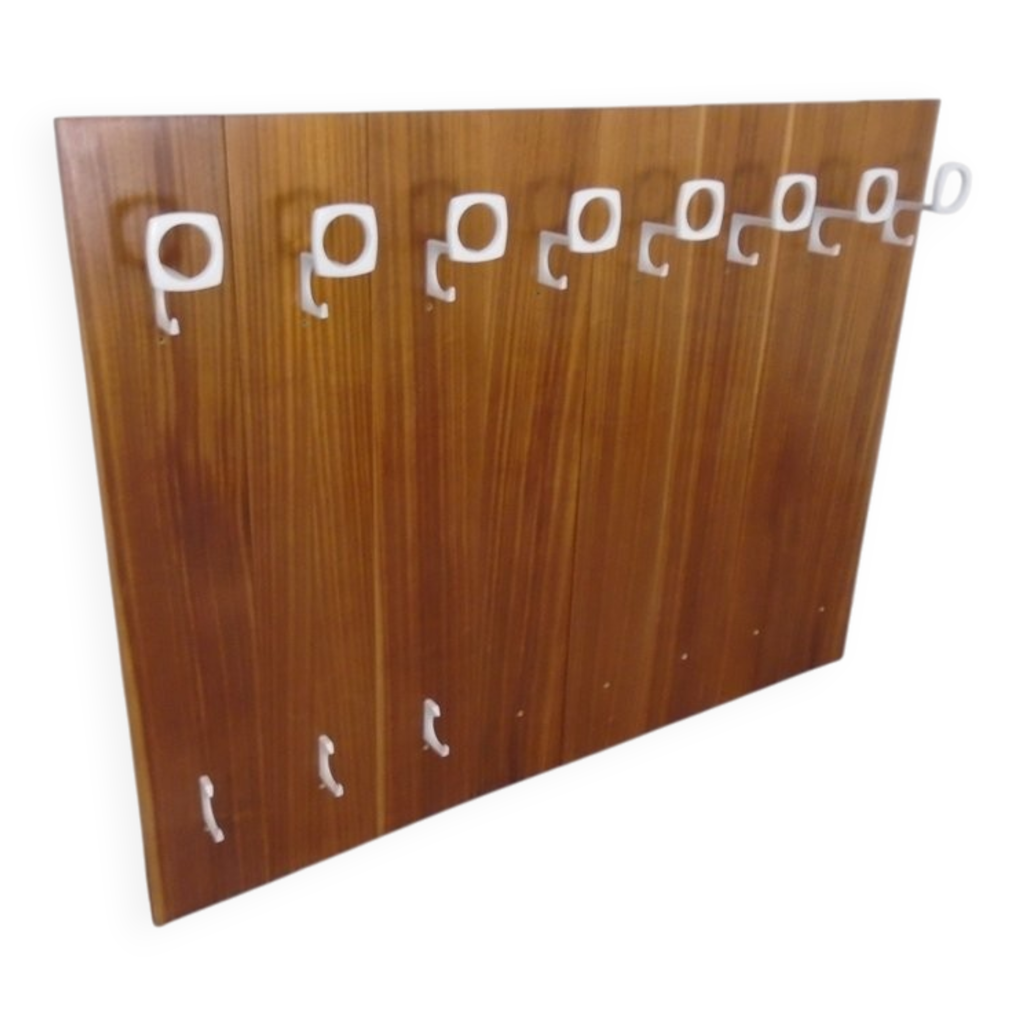 Mid-Century Walnut Wall Unit, 1960s, Set of 8