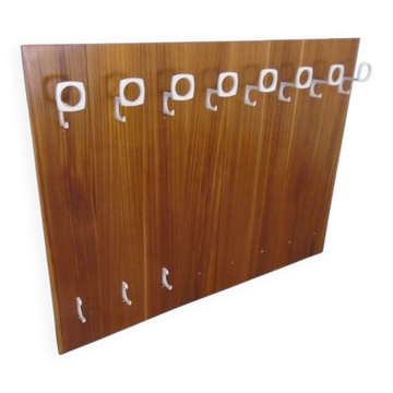 Mid-Century Walnut Wall Unit, 1960s, Set of 8