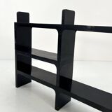 Modular black shelf by Olaf Von Bohr for Kartell, 1970
