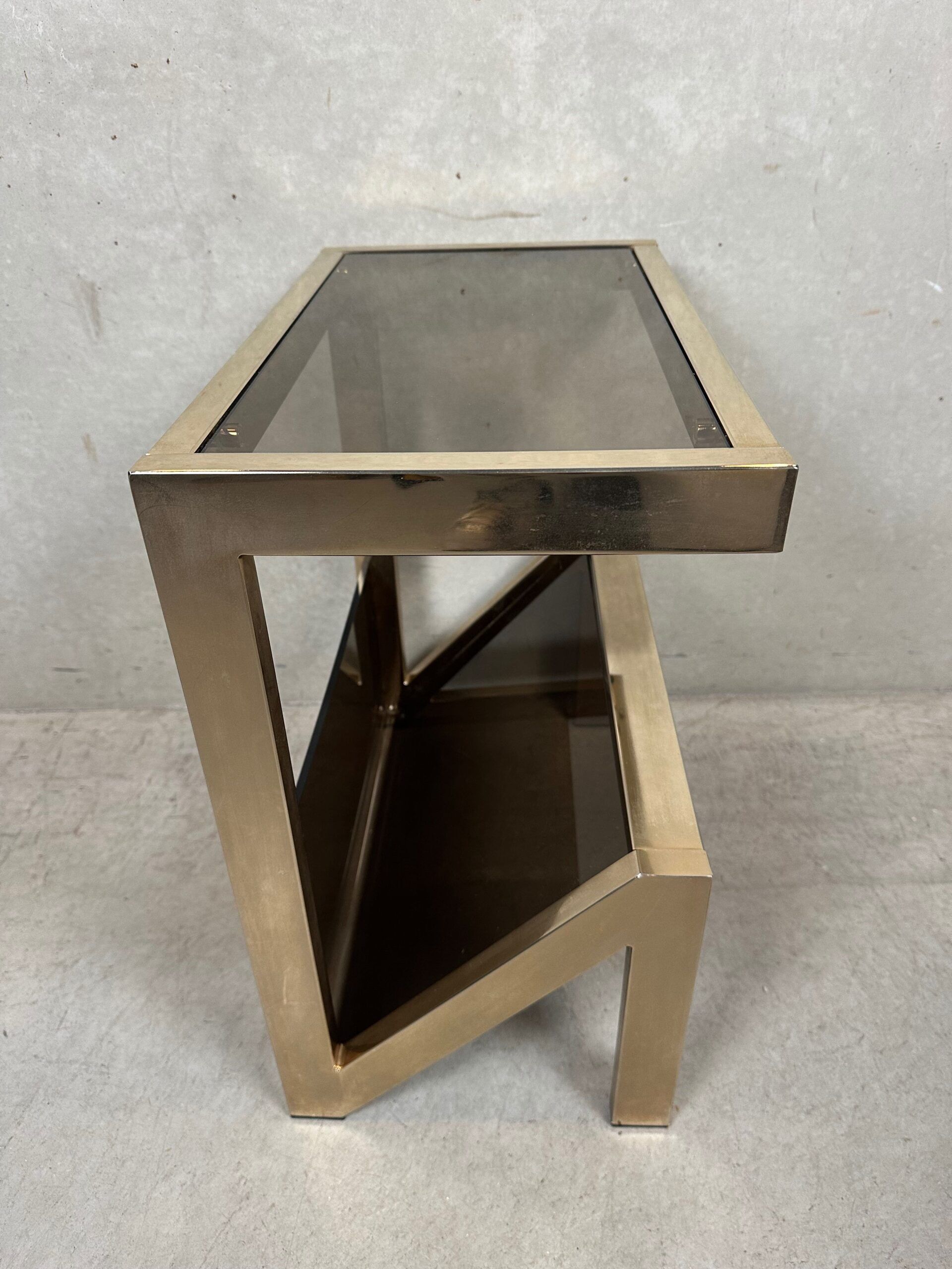Vintage side table / magazine rack – Belgochrom