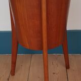 Tripod Scandinavian teak pot cover