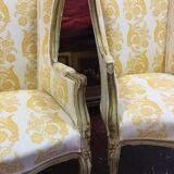 Pair of wing chairs