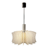 German suspension Space Age in textured aluminium and plastic – 1970s