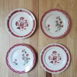 Mismatched retro dessert plates