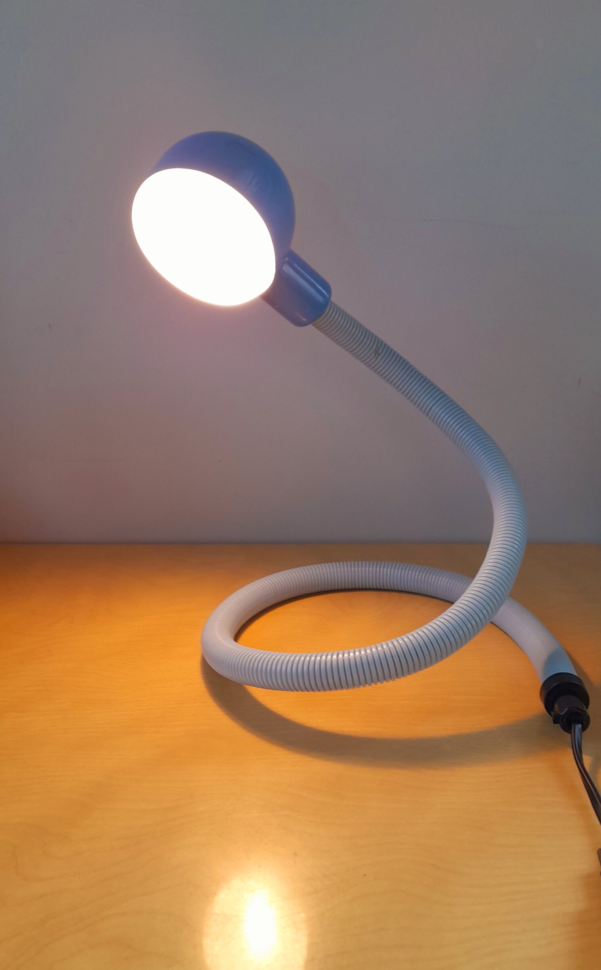 Blue snake lamp