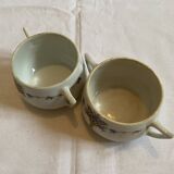 Limoges porcelain sugar bowls