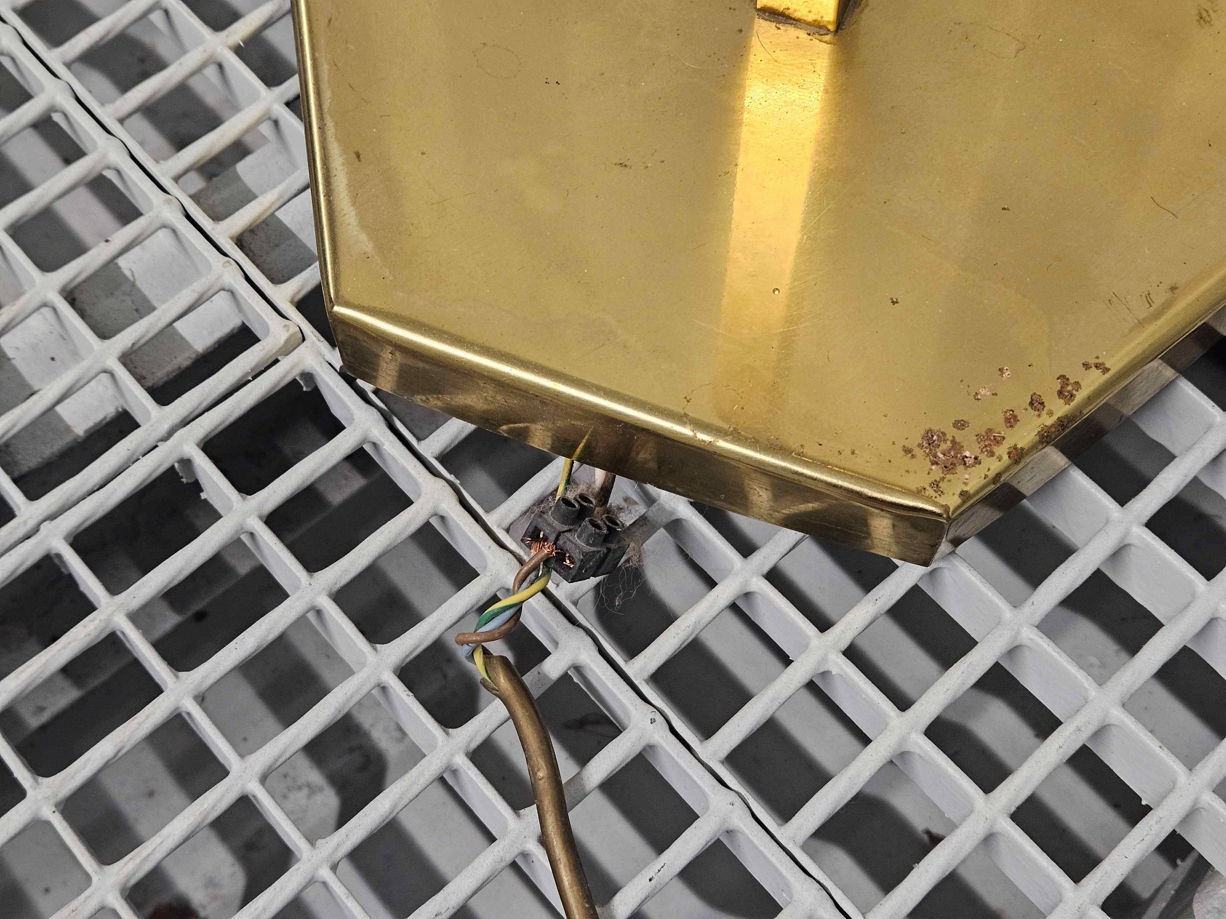 Brass Floor Lamp Italian Design by Relux Milano - 1980s