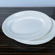 6 white dessert plates sarreguemines diguoin