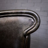 Original black leather Joris clubchair