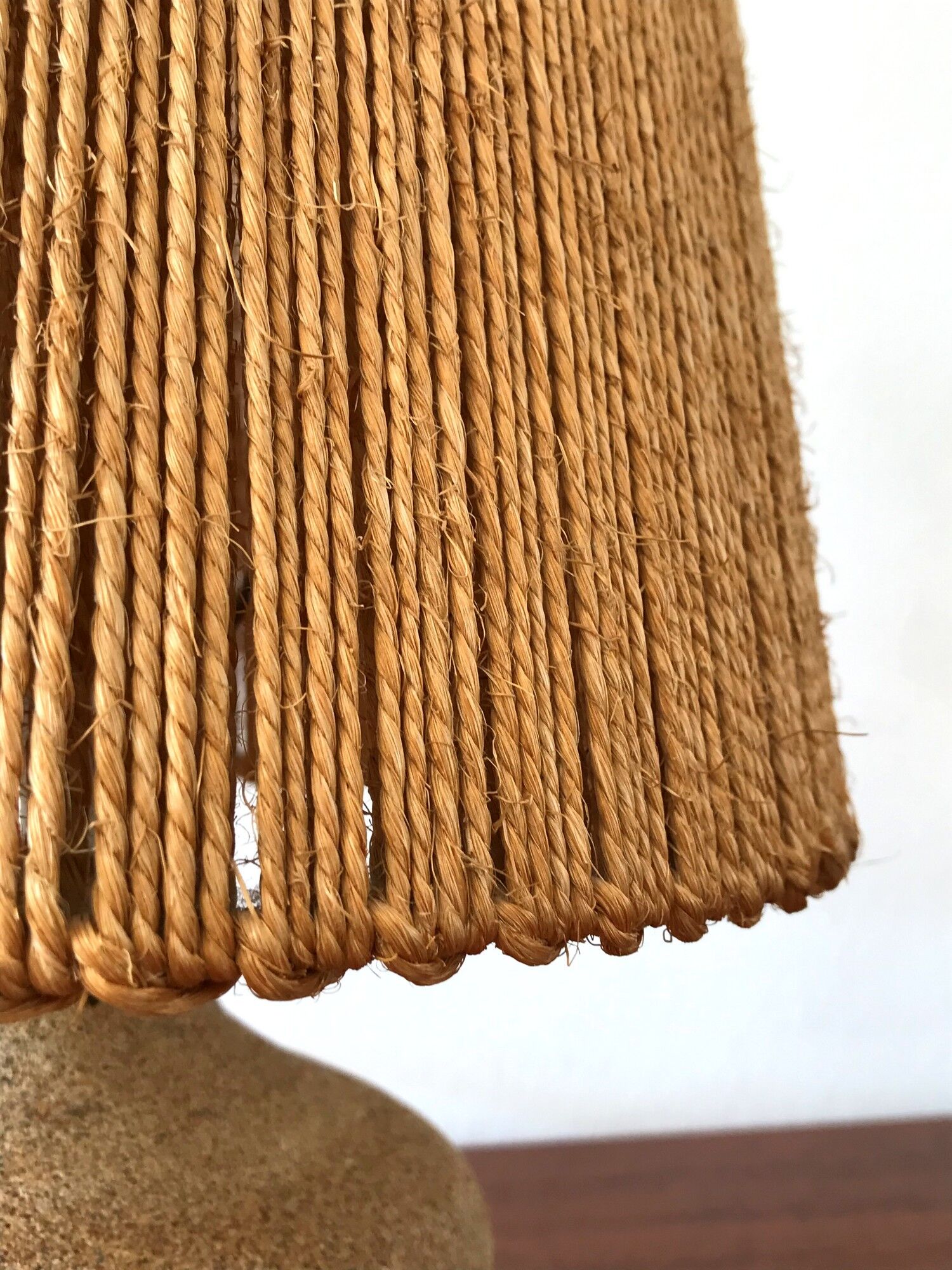 Vintage stone lamp 70s