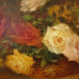 Nature morte huile sur toile