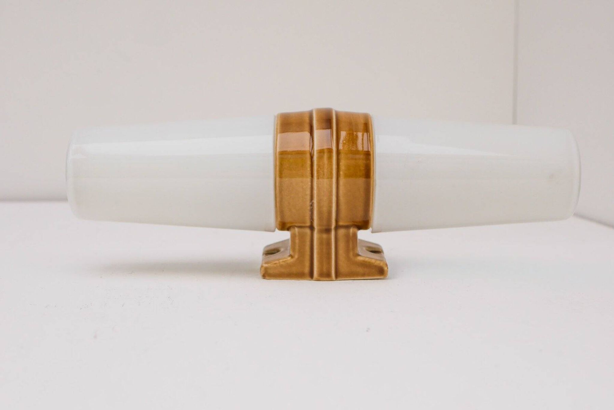 Vintage porcelain bathroom light by Sigvard Bernadotte for Ifö, 1960