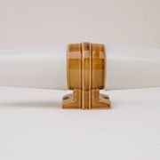 Vintage porcelain bathroom light by Sigvard Bernadotte for Ifö, 1960