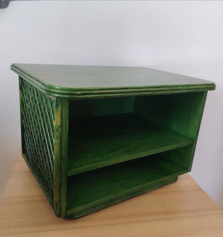 Maugrion bedside table Roche Bobois green