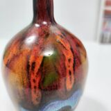 Glazed Earthenware Vase by Giovanni Poggi for San Giorgio Albisola Ceramics