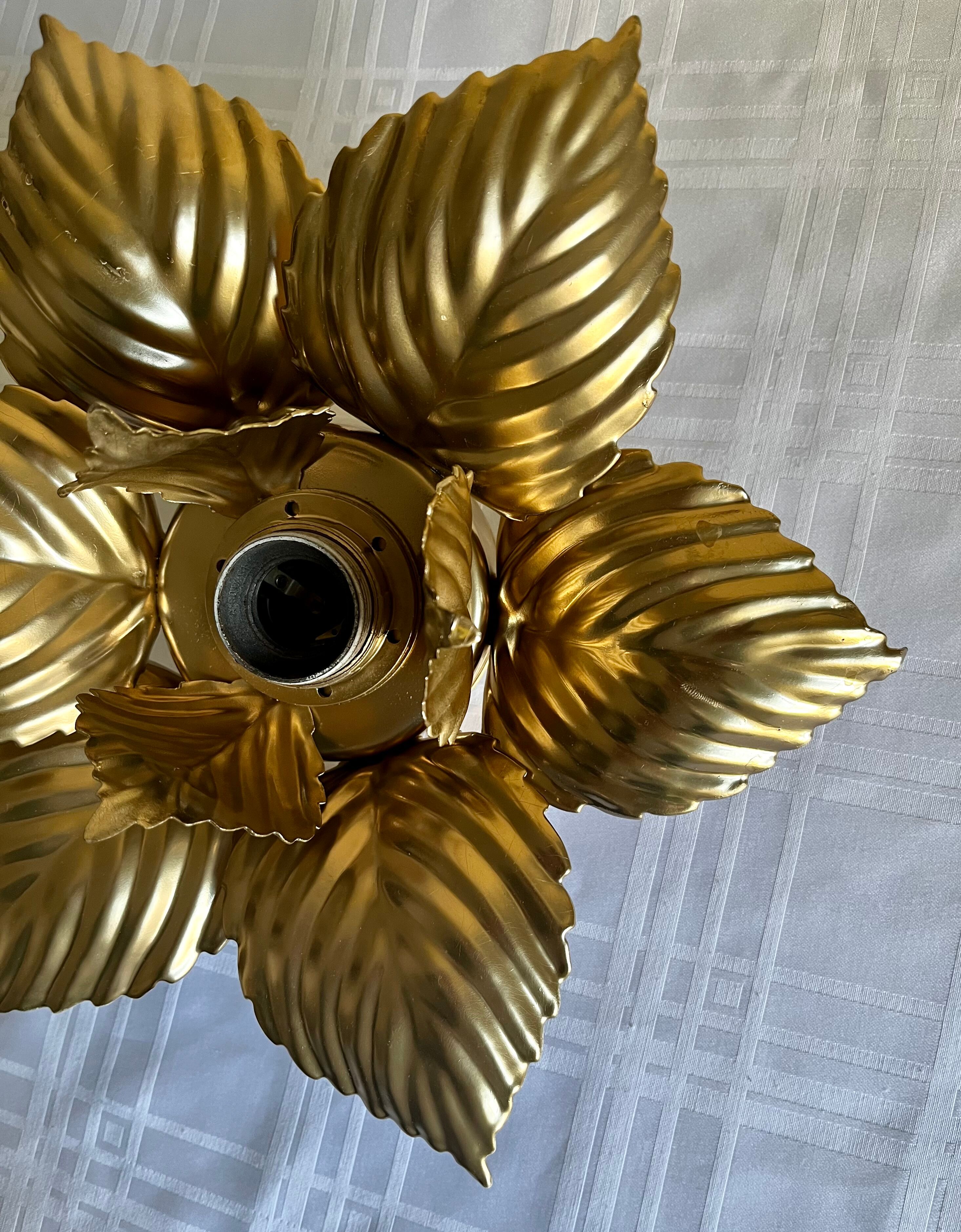 Masca Golden Flower Wall Lamp