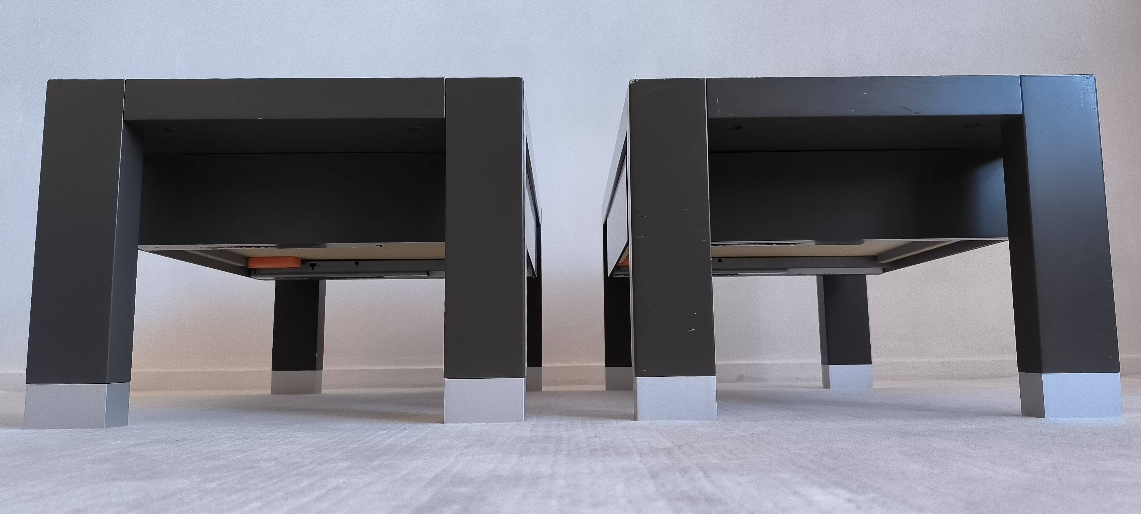 Very beautiful bedside tables lumeo by ligne roset designed by peter maly.