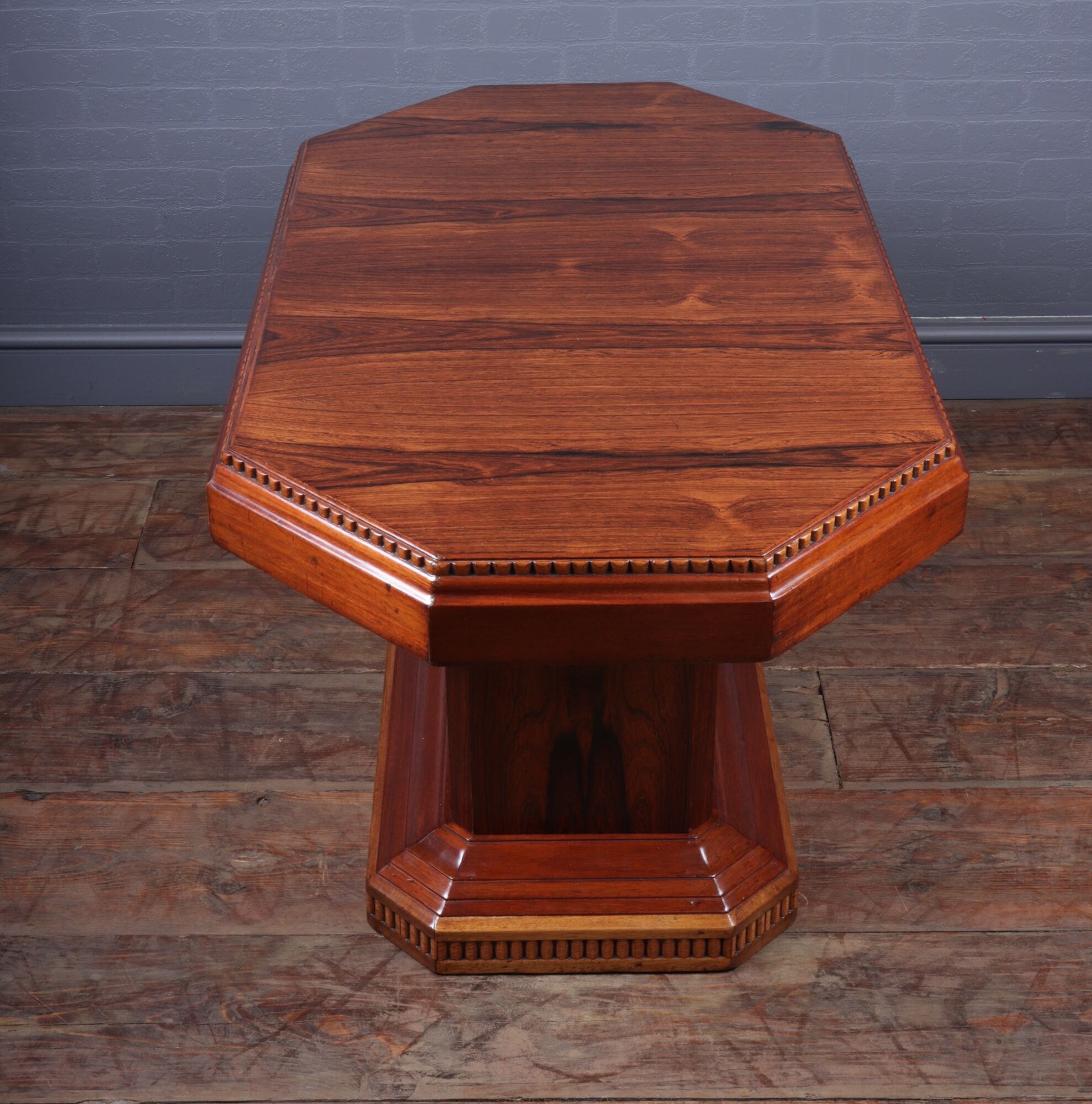 French Art deco rosewood coffee table c 1920