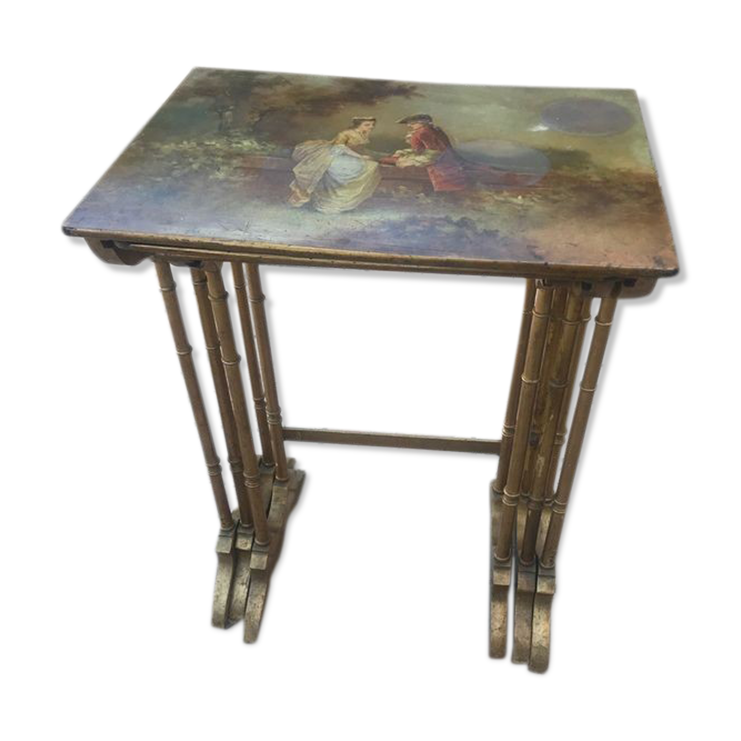 Tables gigognes Napoleon III late 19th century