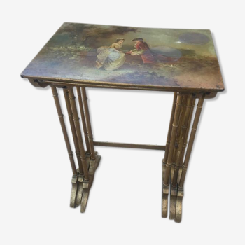 Tables gigognes Napoleon III late 19th century