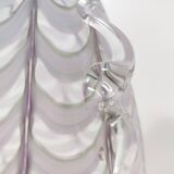 Lilac and Transparent Murano Glass Vase by Alberto Donà, Italy