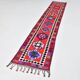 2x12 Colorful Geometric Vintage Runner Rug, 73x373Cm