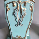 Pair of half porcelain vase, Ceramic art Céranord