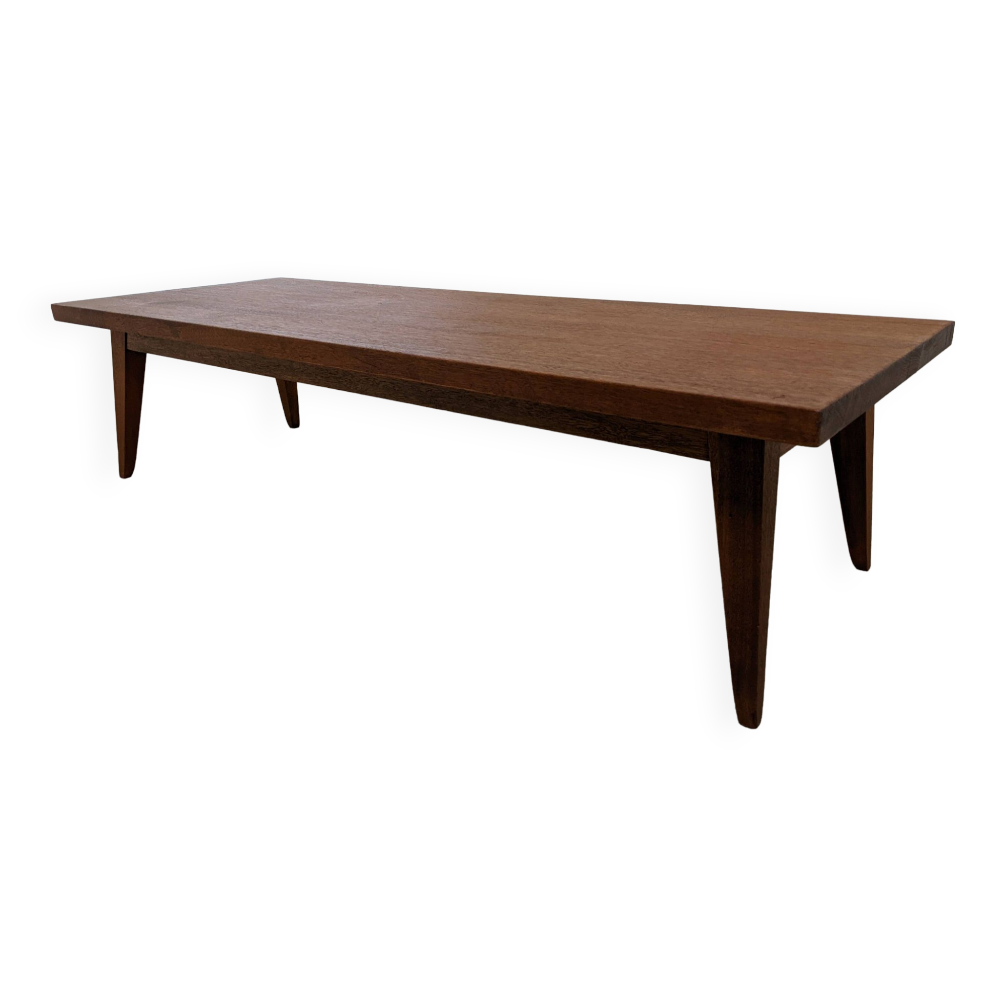 Scandinavian XL coffee table in solid teak from the 50s/60s