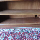 Open bookcase in vintage teak