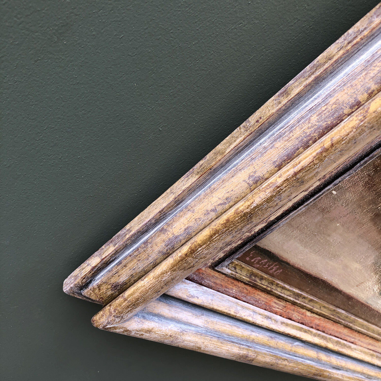 Painting "Daisies and pompom roses"