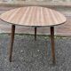 Table basse cocktail formica française vintage 1960 déco bohème