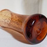 Duo de vases en verre soufflé de Biot vintages