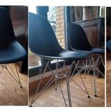 EAMES  CHAIR DSR Pieds Tour Eiffel