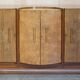 Art Deco walnut burr sideboard with drawers and bar.