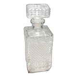 Cut glass whiskey decanter - 1980s