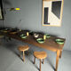 Farmhouse table "Dark Brown", spindle legs XXL 300 X 90 cm