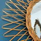 Sun wicker mirror