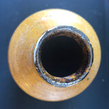 Vase moutarde grès vintage