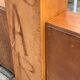 Trio vintage d’armoires en bois de pin allemand