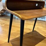 Bureau design plaqué noyer