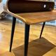Bureau design plaqué noyer