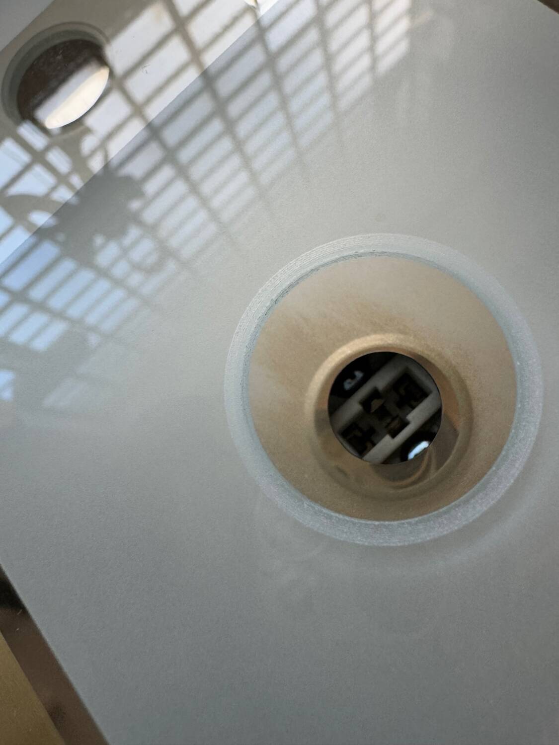 Applique laiton verre Grossmann années 80